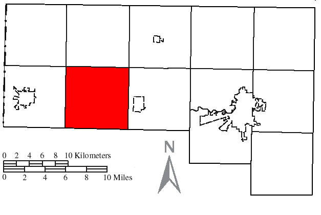 Locator map of Mark