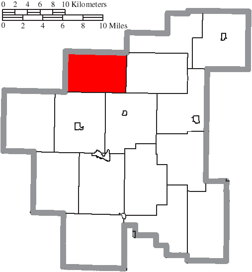 Locator map of Buffalo