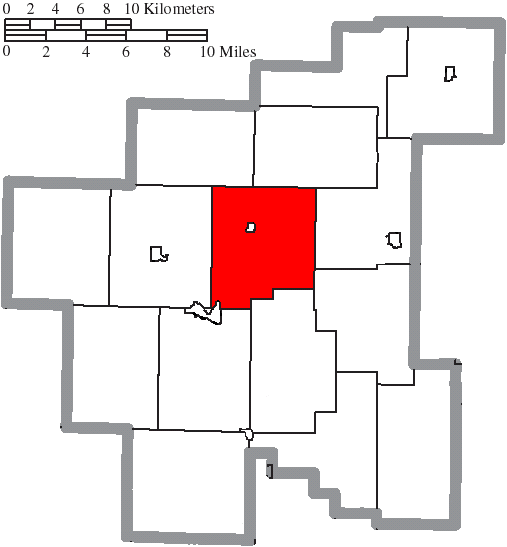 Locator map of Center