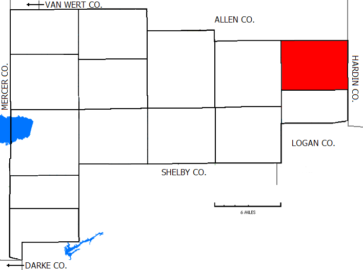 Locator map of Wayne