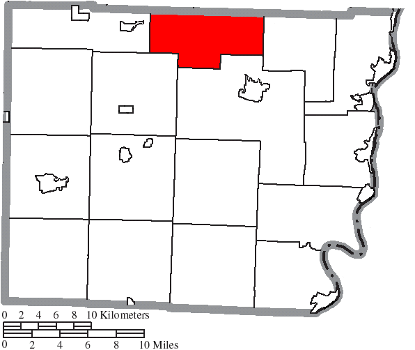 Locator map of Wheeling