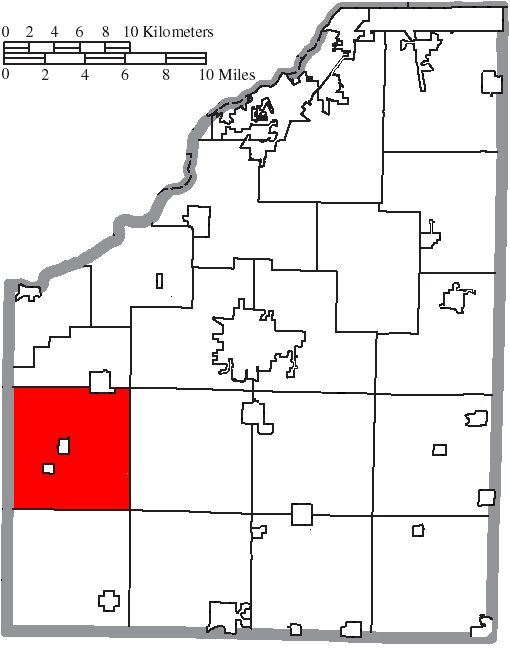 Locator map of Milton