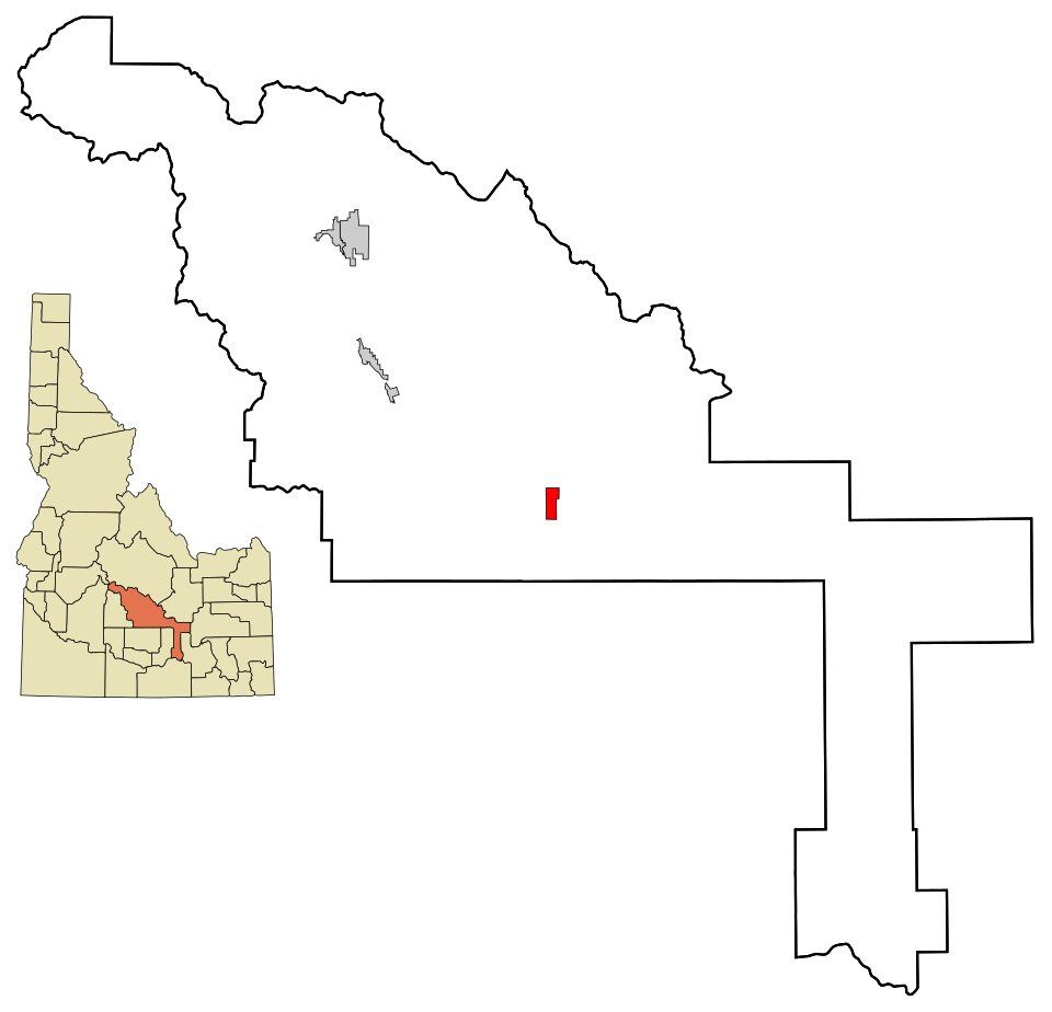 Locator map of Carey