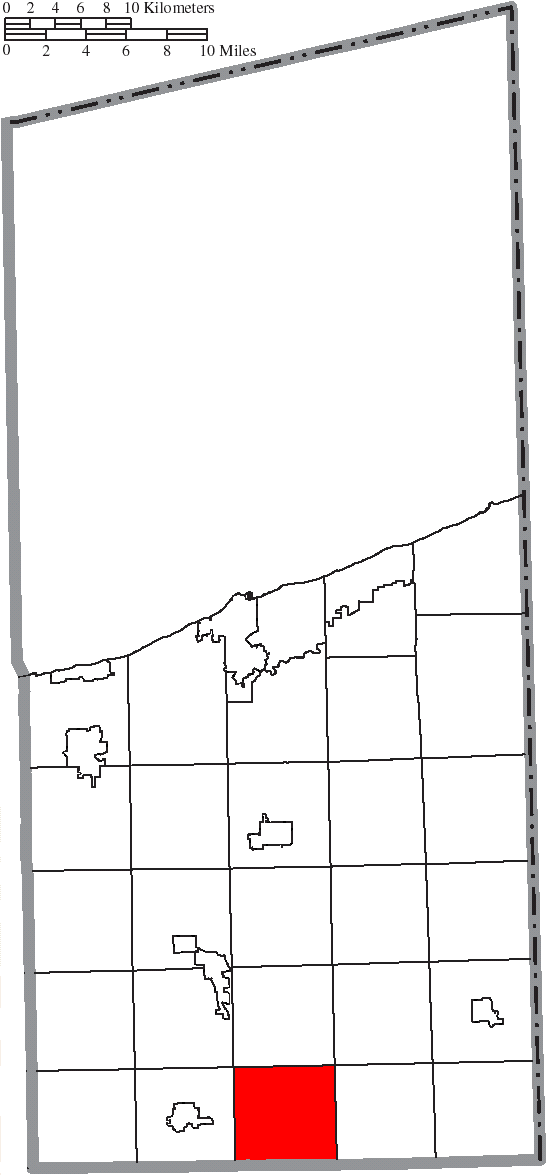 Locator map of Colebrook