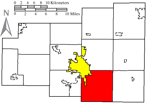 Locator map of Perry