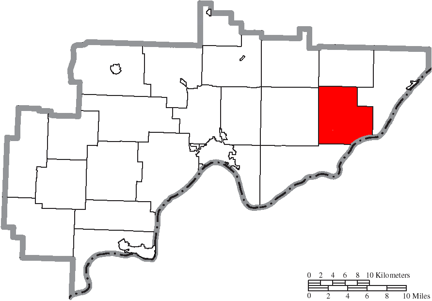 Locator map of Independence