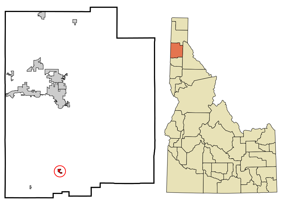 Locator map of Harrison