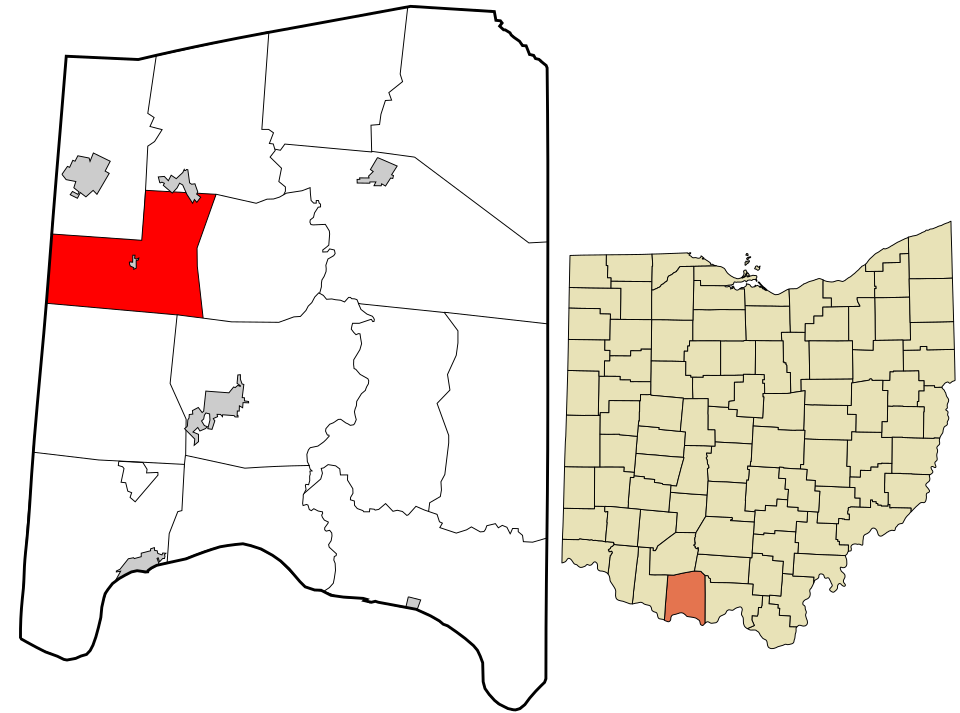 Locator map of Wayne