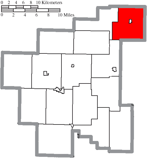 Locator map of Beaver