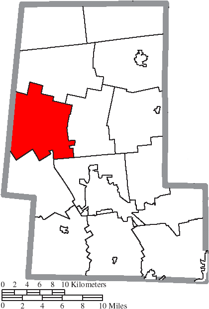 Locator map of Liberty