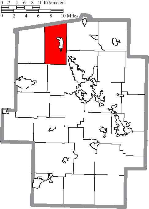 Locator map of Franklin