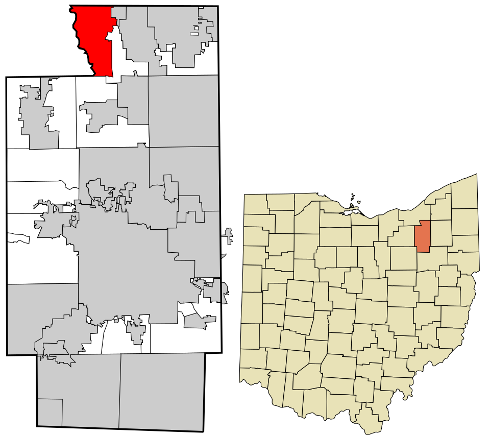 Map of Sagamore Hills