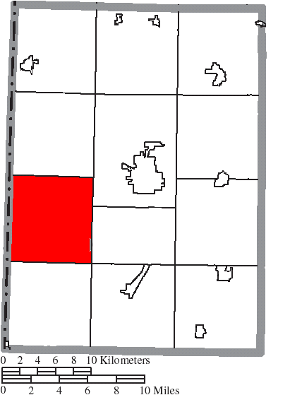 Locator map of Dixon