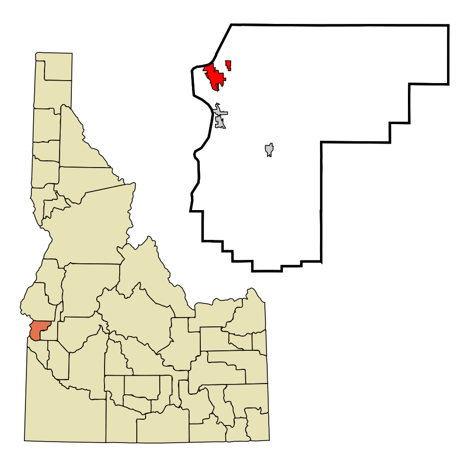 Map of Payette