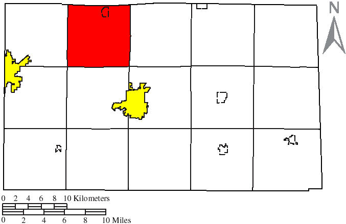 Locator map of Liberty