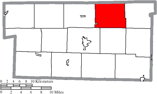 Locator map of Salt Creek