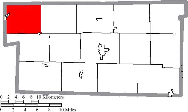 Locator map of Washington