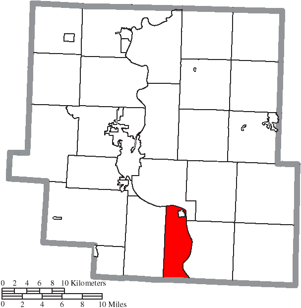 Locator map of Harrison