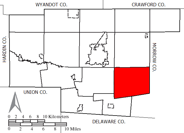 Locator map of Richland