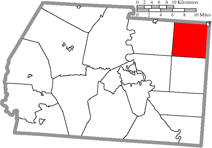 Locator map of Colerain