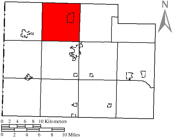 Locator map of Crane