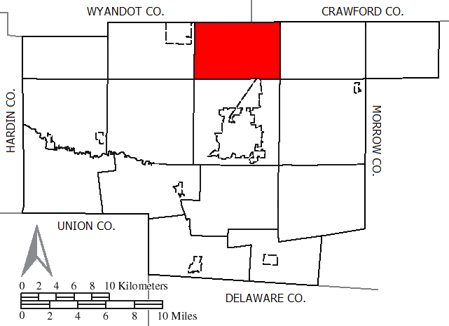 Locator map of Grand Prairie