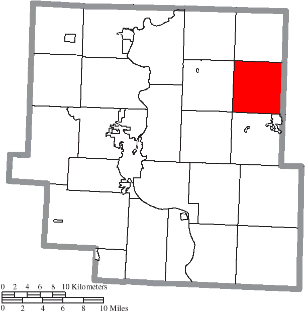 Locator map of Highland