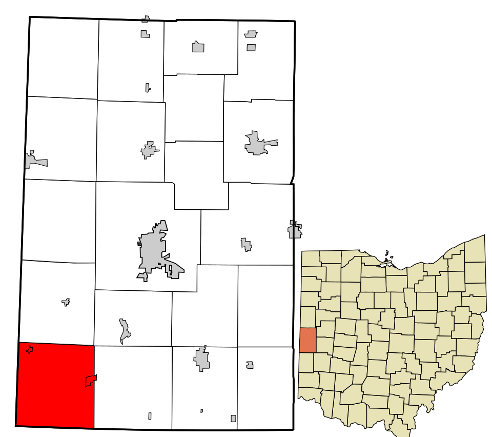 Locator map of Harrison