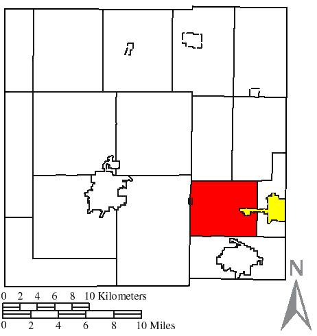 Locator map of Jefferson