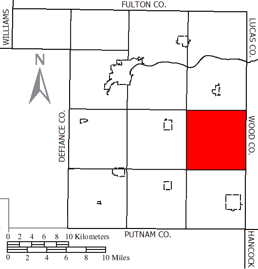 Locator map of Richfield