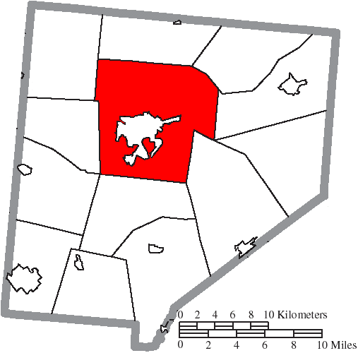 Locator map of Union
