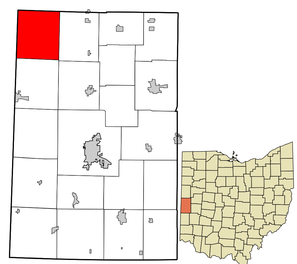 Locator map of Mississinawa