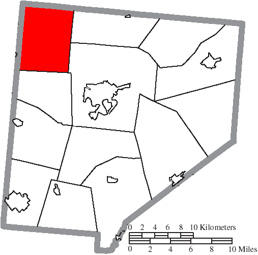 Locator map of Chester