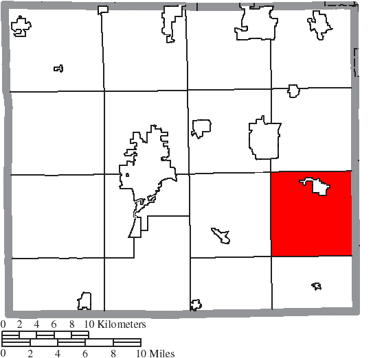 Map of Sugar Creek