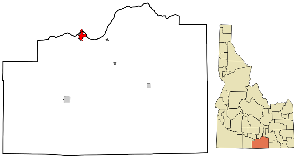 Locator map of Burley