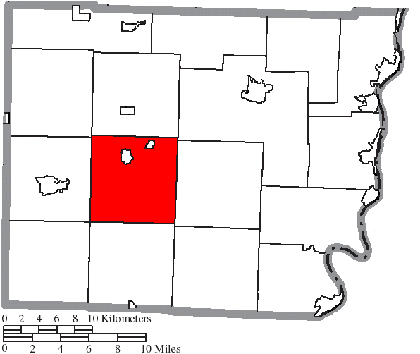 Locator map of Goshen
