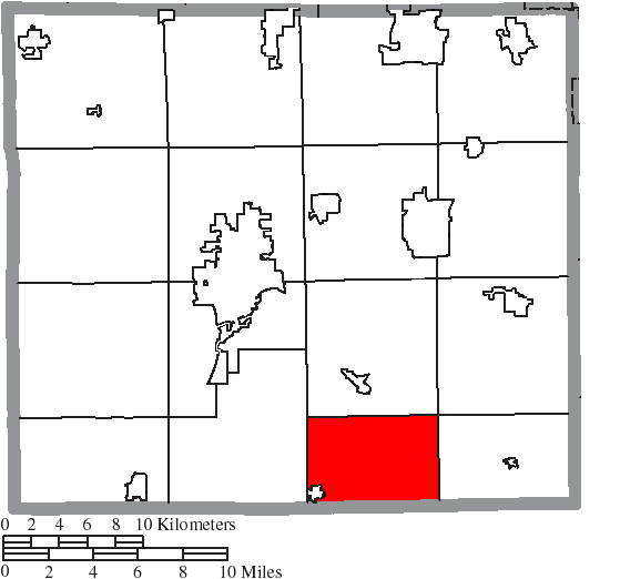 Locator map of Salt Creek