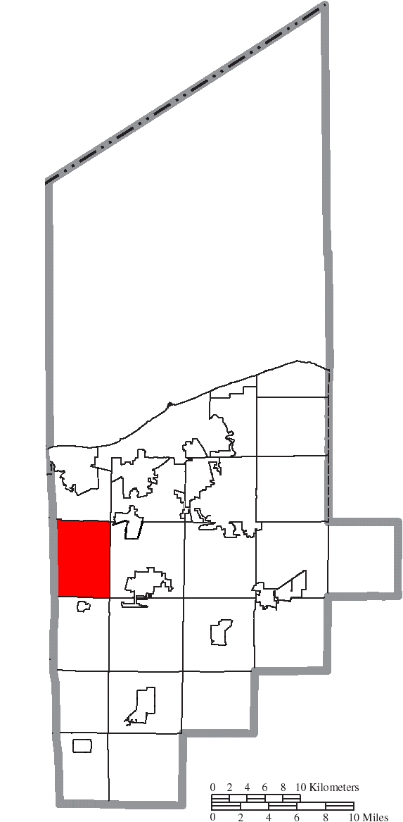 Locator map of Henrietta