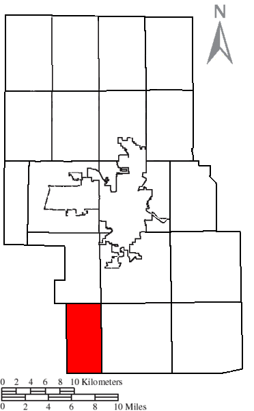 Locator map of Perry