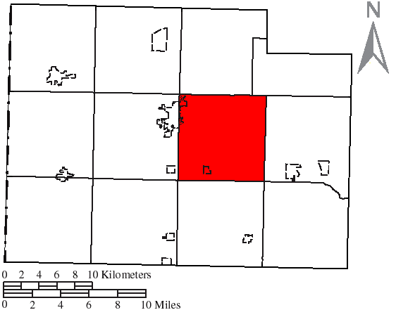 Locator map of Jackson