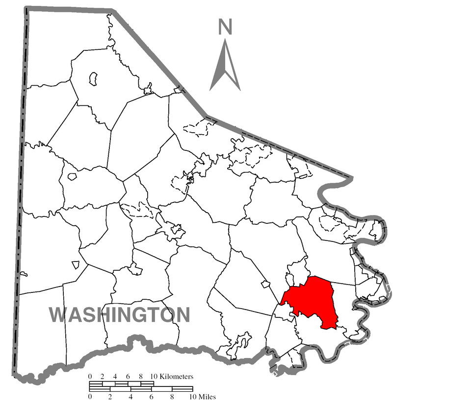 Locator map of West Pike Run