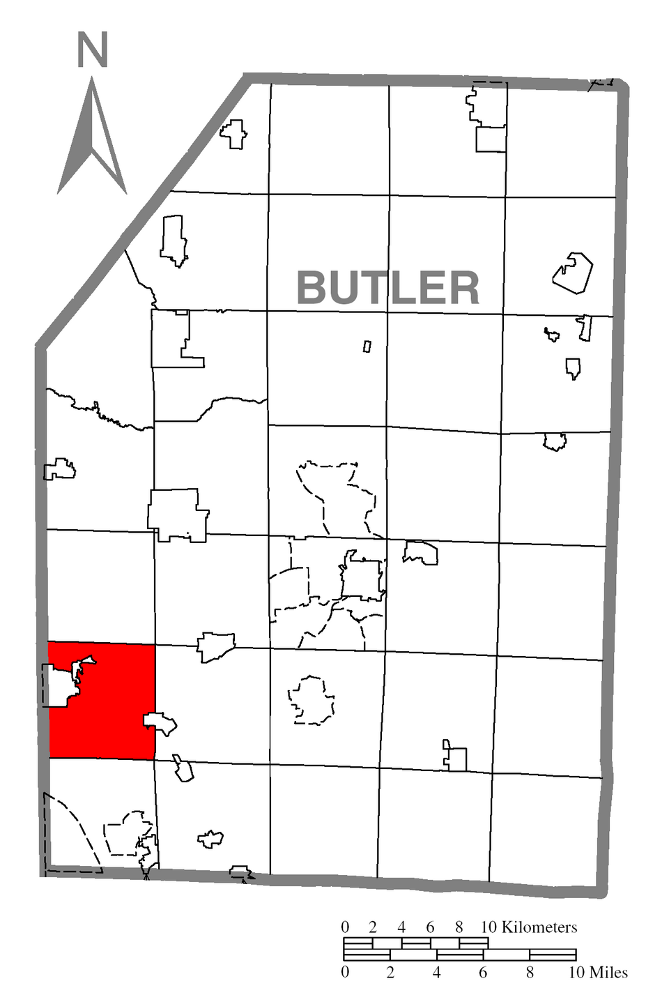 Locator map of Jackson