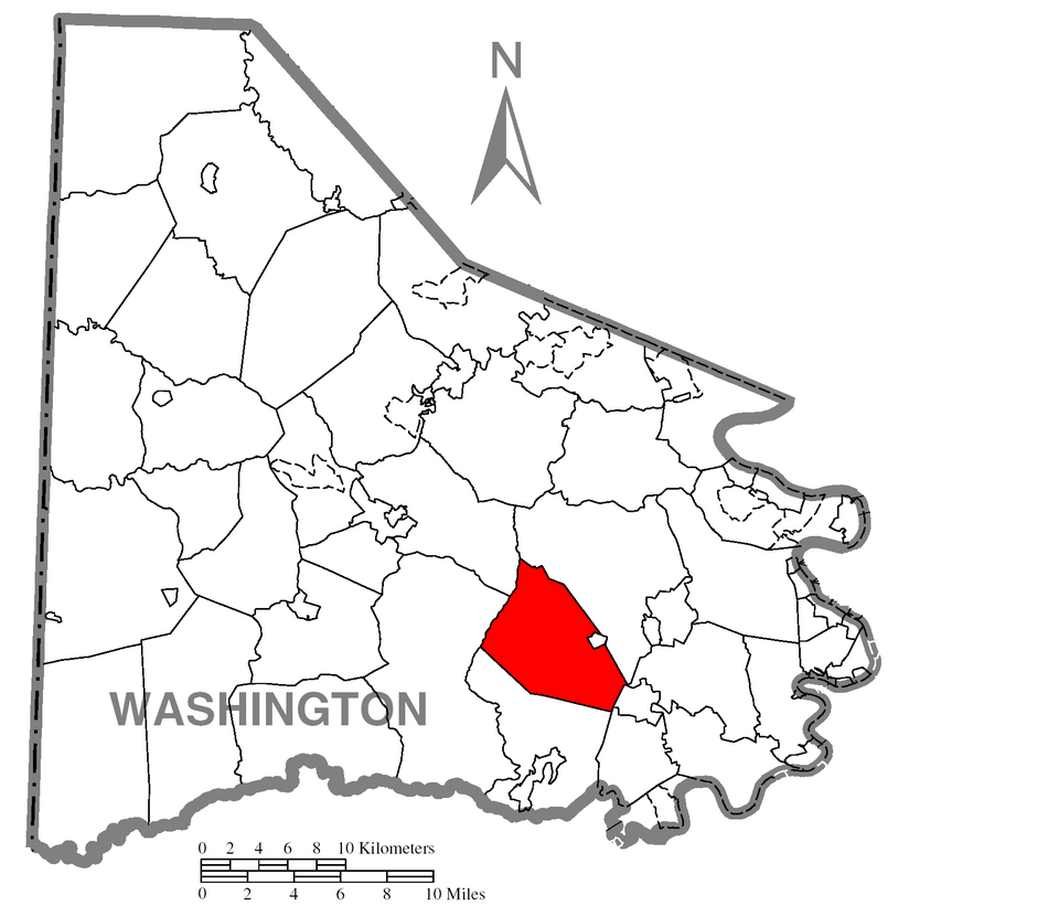 Locator map of North Bethlehem