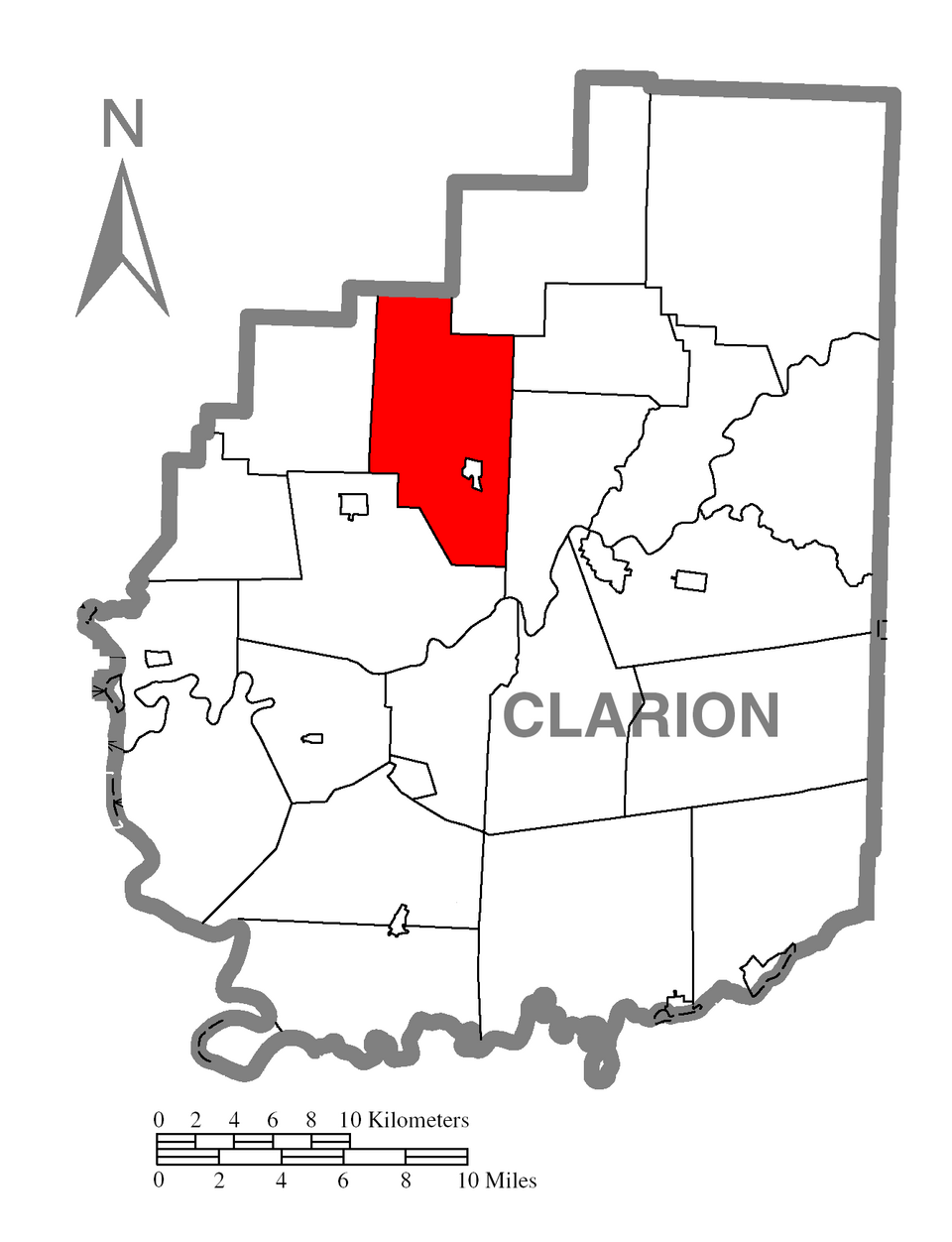 Locator map of Elk