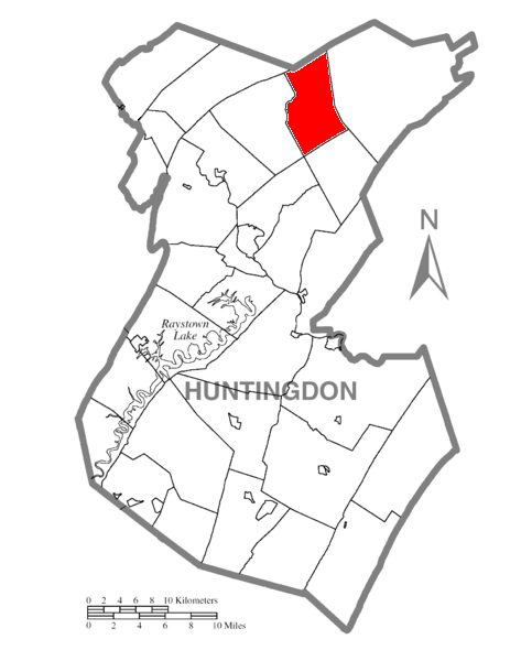 Locator map of Barree