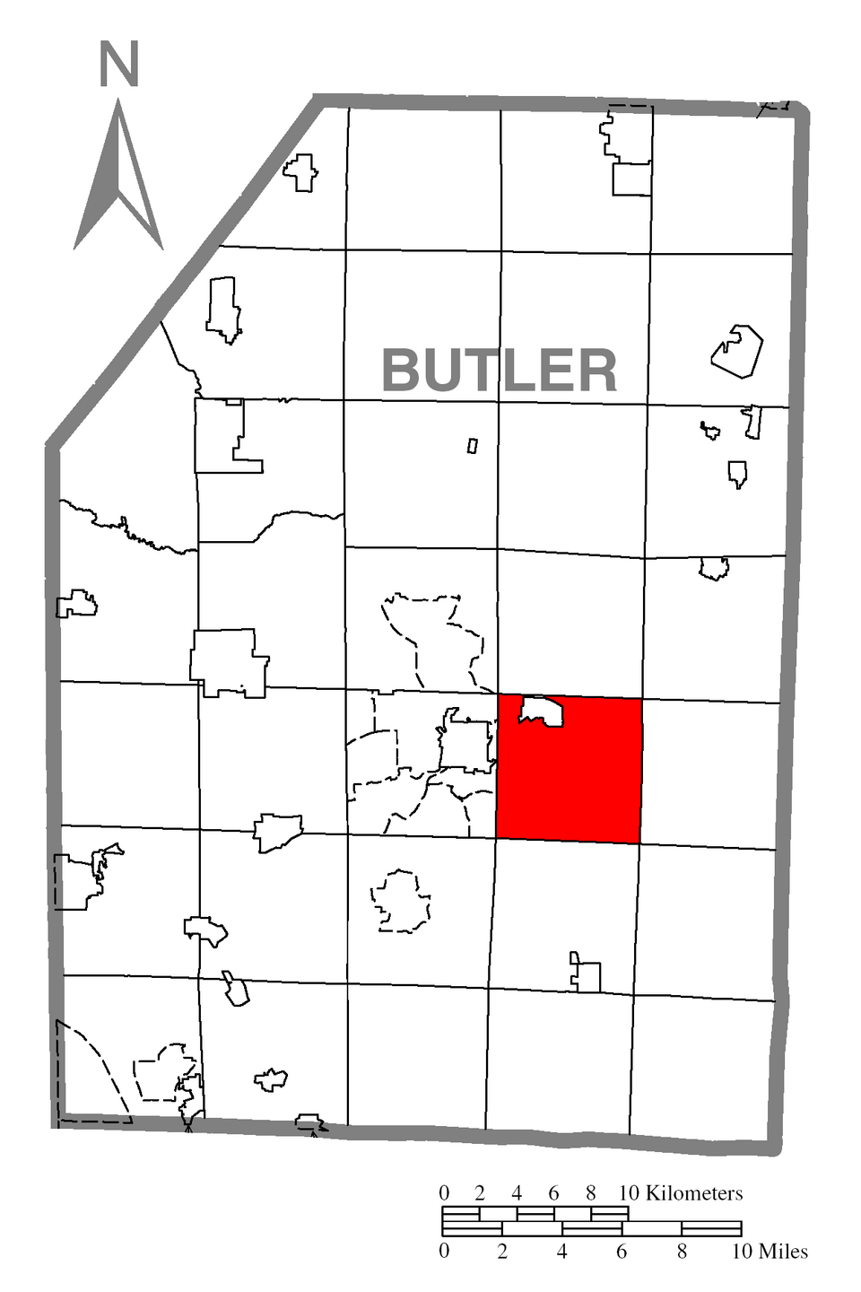 Locator map of Summit