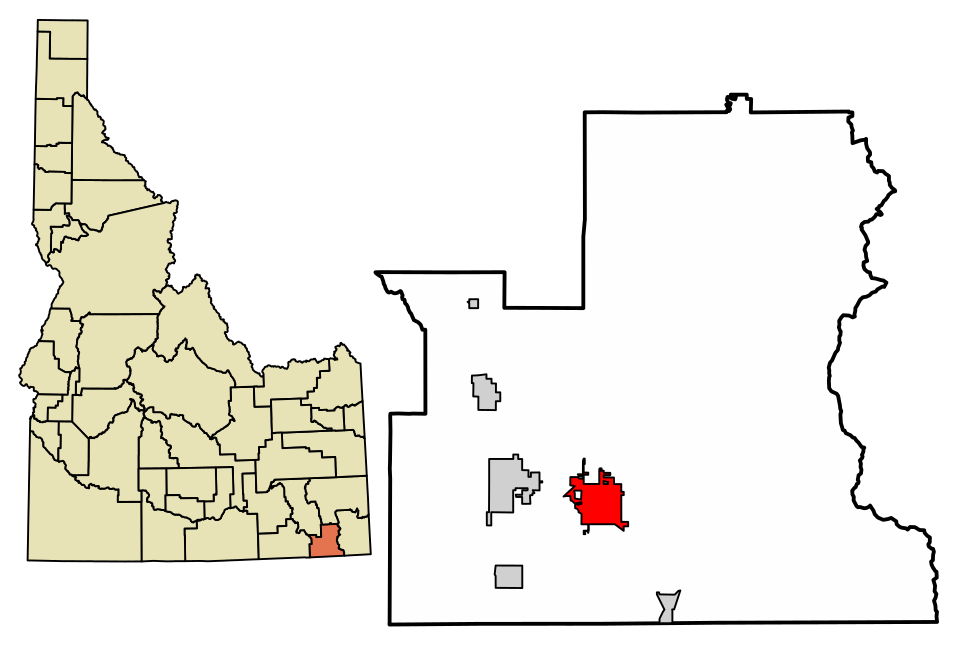 Locator map of Preston