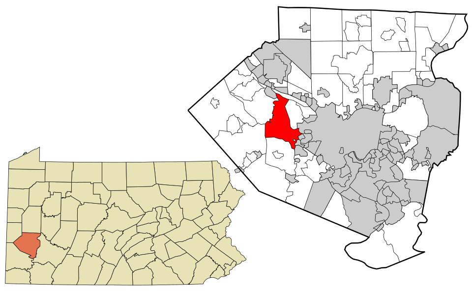 Locator map of Robinson