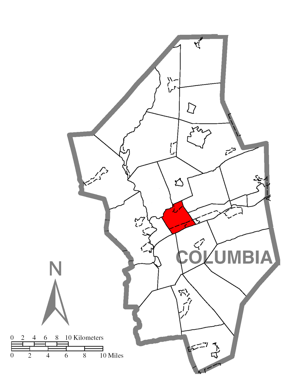 Locator map of Scott