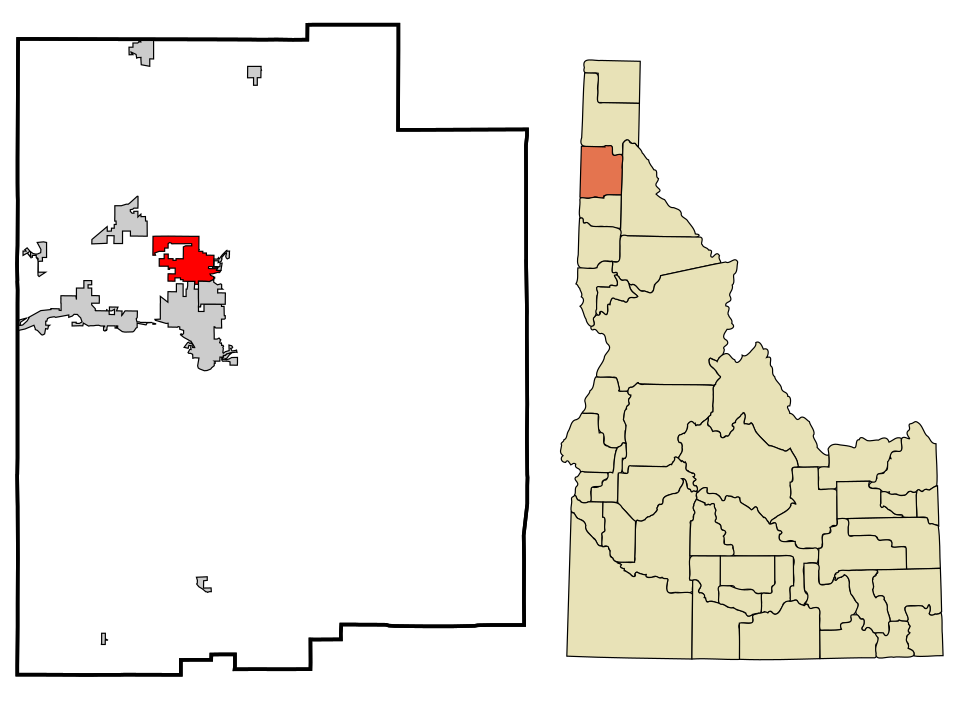 Locator map of Hayden